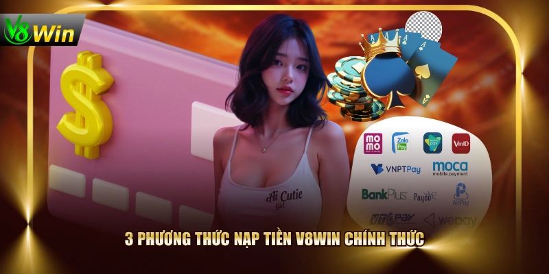 Hướng Dẫn Nạp Tiền V8WIN Thành Công Chỉ Trong 4 Bước 2 Hướng Dẫn Nạp Tiền V8WIN Thành Công Chỉ Trong 4 Bước 3 phương thức nạp tiền V8WIN chính thức