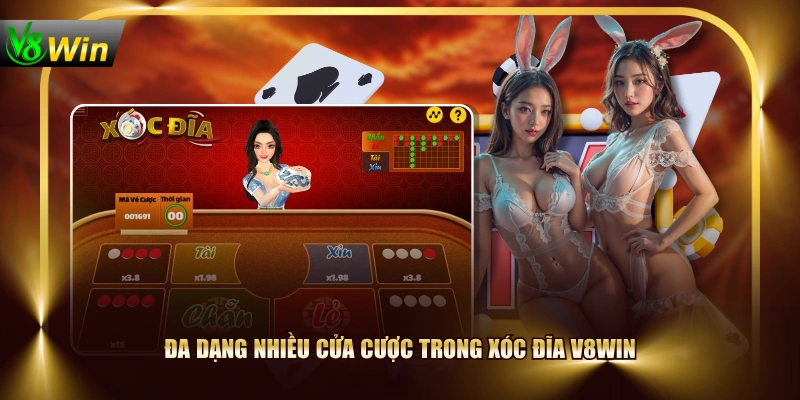 Xóc Đĩa V8WIN - Quy Tắc Đặt Cược Chuẩn Cho Người Mới Bắt Đầu 3 Xóc Đĩa V8WIN - Quy Tắc Đặt Cược Chuẩn Cho Người Mới Bắt Đầu Đa dạng nhiều cửa cược trong xóc đĩa V8WIN
