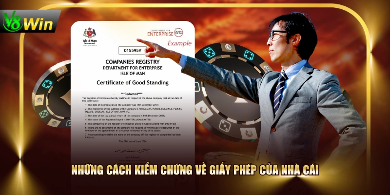 Giấy Phép Hoạt Động - Bảo Chứng Pháp Lý Uy Tín Của V8WIN 3 Giấy Phép Hoạt Động - Bảo Chứng Pháp Lý Uy Tín Của V8WIN Những cách kiểm chứng về giấy phép của nhà cái