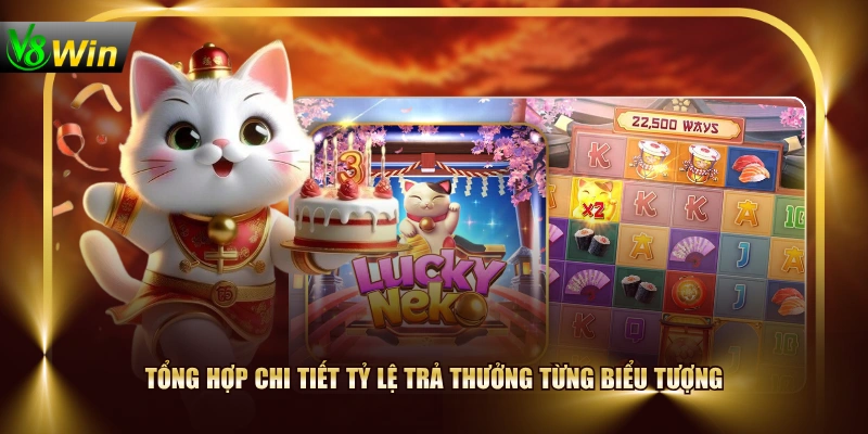 Game Slot Mèo Chiêu Tài V8WIN Ấn Tượng Với Tỷ Lệ Thưởng Cao 3 Game Slot Mèo Chiêu Tài V8WIN Ấn Tượng Với Tỷ Lệ Thưởng Cao Tổng hợp chi tiết tỷ lệ trả thưởng từng biểu tượng